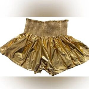 QOS gold shorts